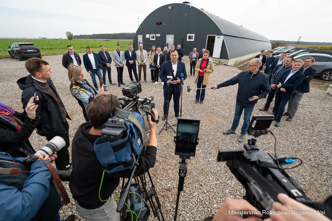 Minister rolnictwa z wizytą pod Krotoszynem